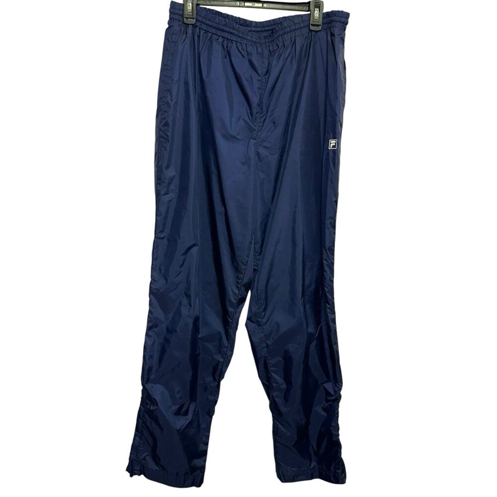 Fila Navy Track Pants Windbreaker Athletic Pants Men’s XL